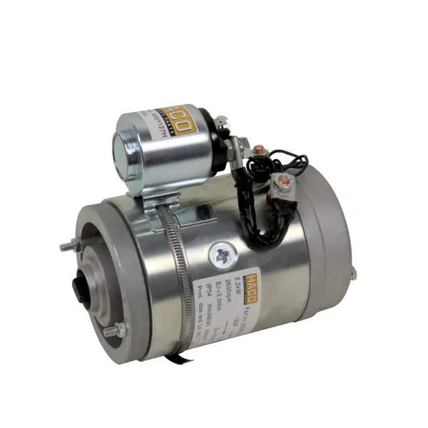 Motor F2 with relay 2kW 12V HACO 