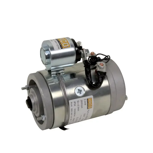 Motor F2 with relay 2kW 24V HACO 
