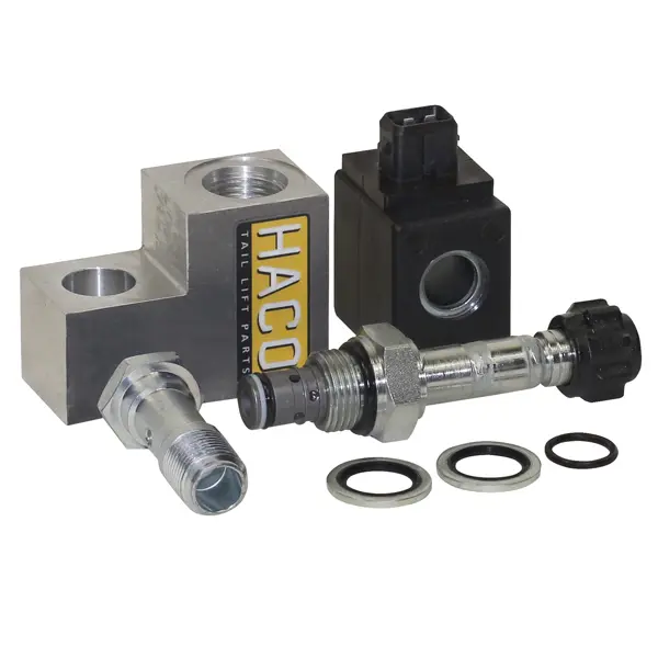 Hose safety valve block 24V HACO 