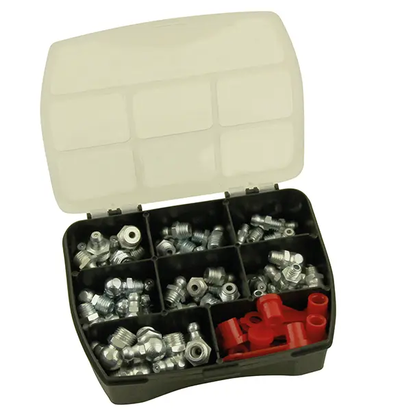 Assortiment kit Grease nipples, 74 piece General 
