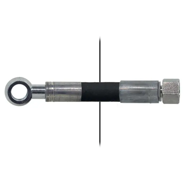 Hose Eye=Ø1/4"/Nut=1/4" - Length=870mm H Zepro 