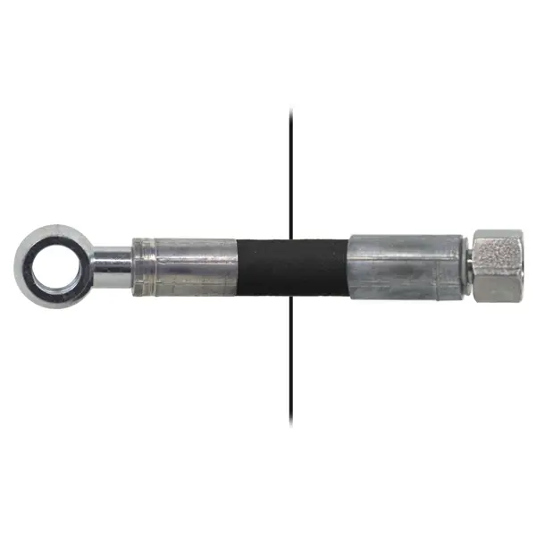 Hose Eye=Ø1/4"/Nut=1/4" - Length=650mm H Zepro 