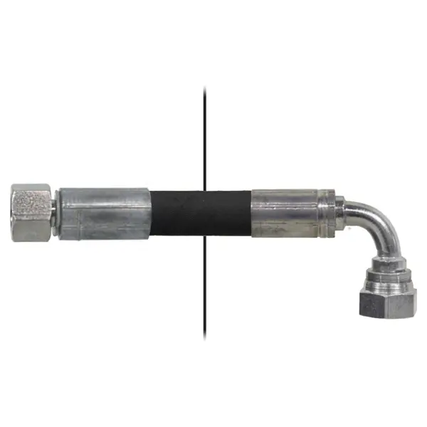 Hose Nut=1/4"/Nut=1/4"-90° - Length=600m Zepro 