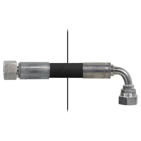 Hose Nut=1/4"/Nut=1/4"-90° - Length=1500 Zepro 