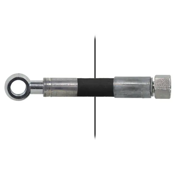 Hose Eye=Ø1/4"/Nut=1/4" - Length=730mm H Zepro 