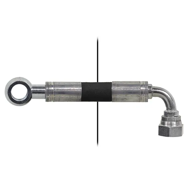 Hose Eye=Ø1/4"/Nut=1/4'' - 90° - Length= Zepro 
