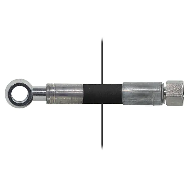 Hose Eye=Ø1/4"/Nut=1/4" - Length=400mm H Zepro 