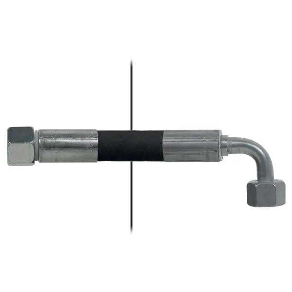 Hose Nut=12L / Nut=12L 90° - Length=2000 Sörensen 