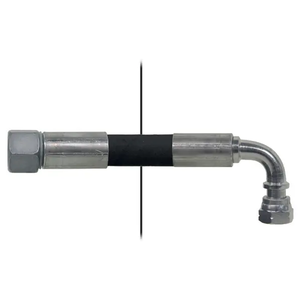 Hose Nut=3/4" / Nut=9/16"-90° - Length=2 Ratcliff 