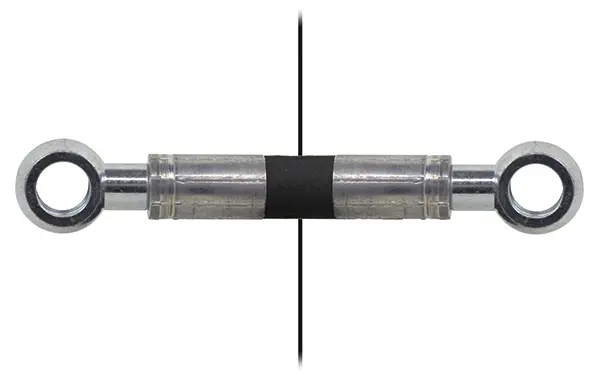 Hose Eye=3/8"/Eye=3/8" - Length=370mm HA Dhollandia 