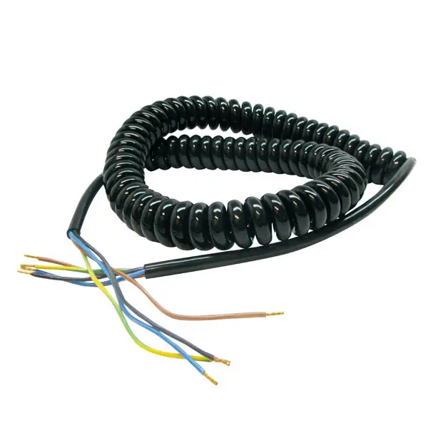 Spiralcable 4-wires PUR 3 Meter gutted H General 