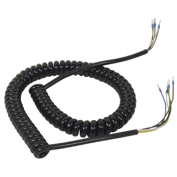 Spiralcable 5-wires PUR 3 Meter gutted H General 