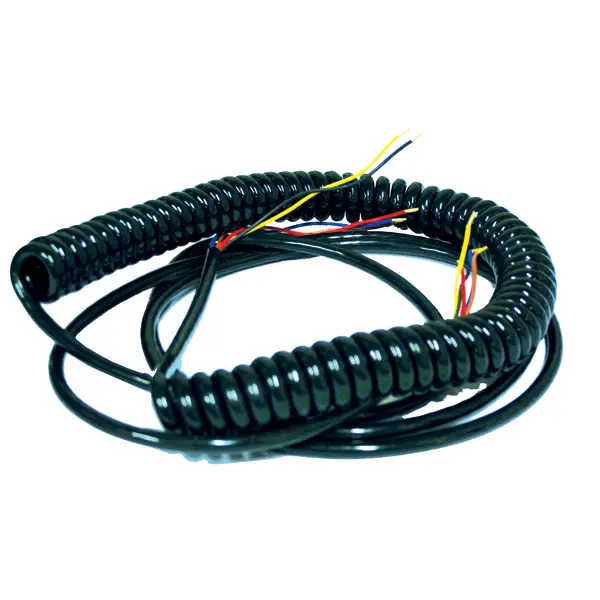 Spiralcable 5-wires PUR 3 Meter gutted H Zepro 