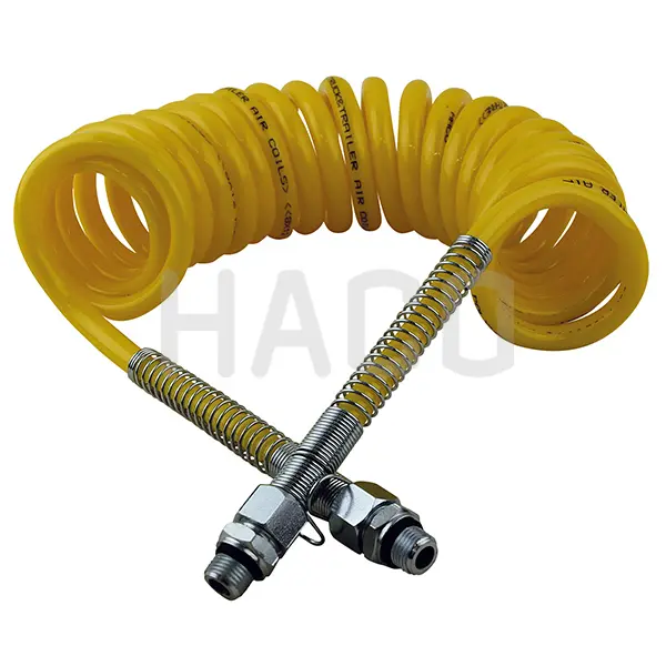 Luftspiralslangel gul 5m Haco 