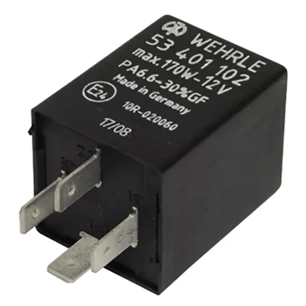 Flasher relay 12V 4-pins Wehrle General 