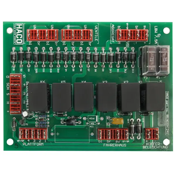 Printed circuit board (PCB) S4 24V HACO 