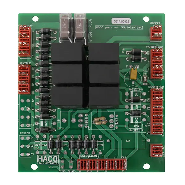Printed circuit board (PCB) S2 24V HACO Bär Cargolift 