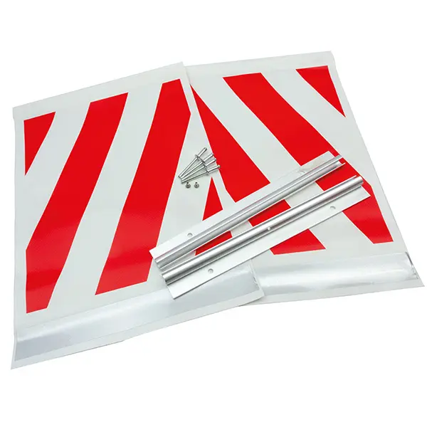 Varselflagg bakløft m/skinne (2 stk) 