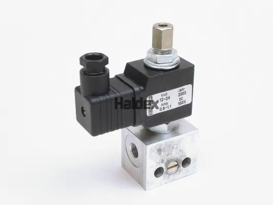 3/2-way solenoid valve; cable exit: abov Haldex 