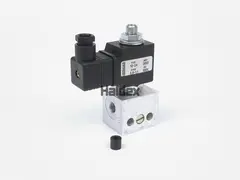 3/2-way solenoid valve; cable exit: abov Haldex