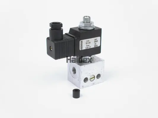 3/2-way solenoid valve; cable exit: abov Haldex 