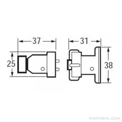 CONNECTOR SET 3WAY                   8JA Hella 