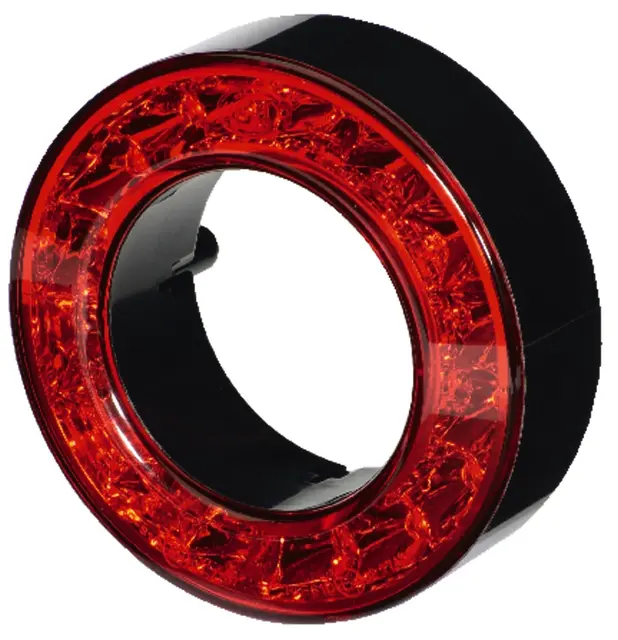LED ring Baklykt ø60mm 12V Rød Hella 