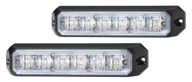 LED blitzlyssett gul 6 leds 10-30v påbyg Hella 