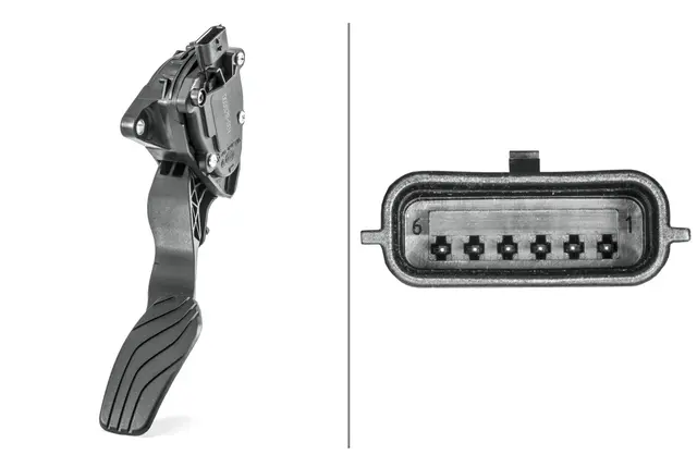 ACCELERATOR PEDAL SENSOR             6PV Hella 