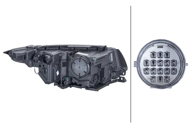 HEADLAMP ES A/F PO LW LH MG12        1EE Hella 