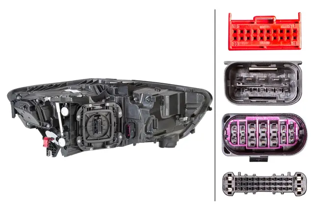 Audi Hovedlampe Venstre LED Hella 