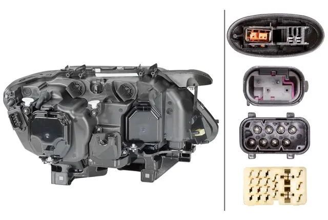 Bi-Xenon/H7 Lysk. BMW E65/66 05/05- Ve Hella 