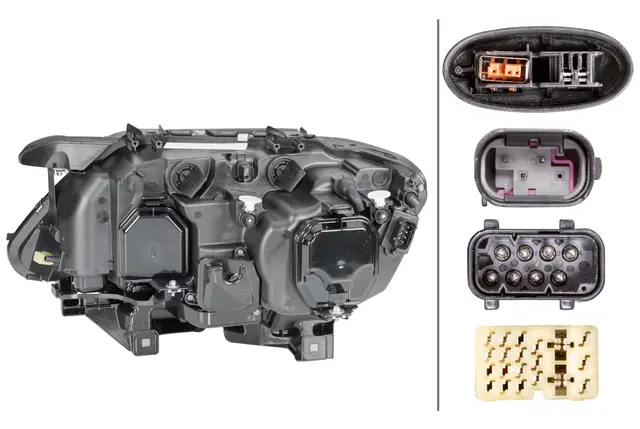 Bi-Xenon/H7 Lysk. BMW E65/66 05/05- Hø Hella 