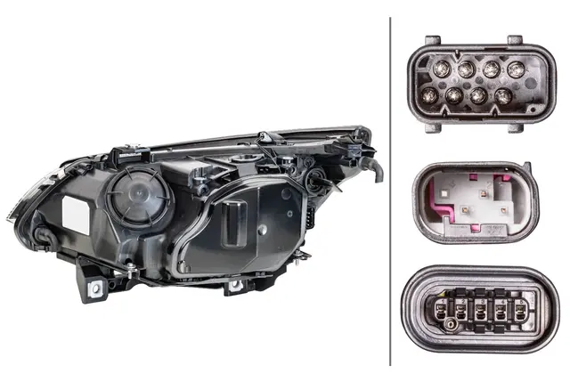 Bi-Xenon Lysk. BMW E60 07/03- Hø Hella 