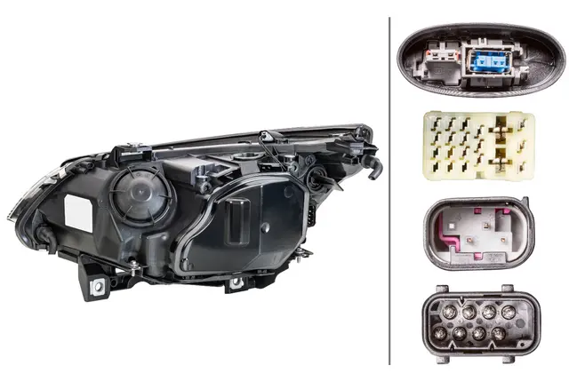 Bi-Xen/H7 Lysk BMW E60/61 01/05-03/07 Hø Hella 
