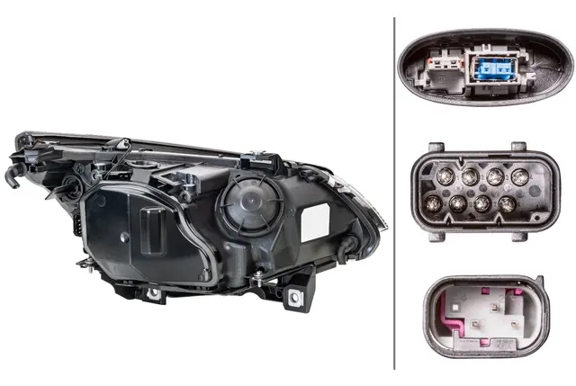 Bi-Xen/H7 Lysk BMW E60/61 01/05-03/07 Ve Hella 