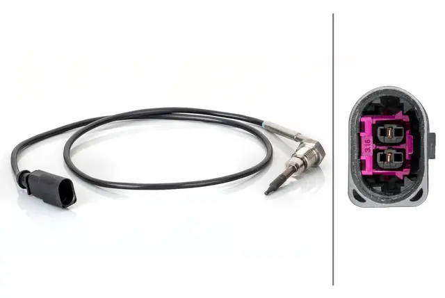 SENSOR, EXHAUST GAS TEMPERATURE      6PT Hella 