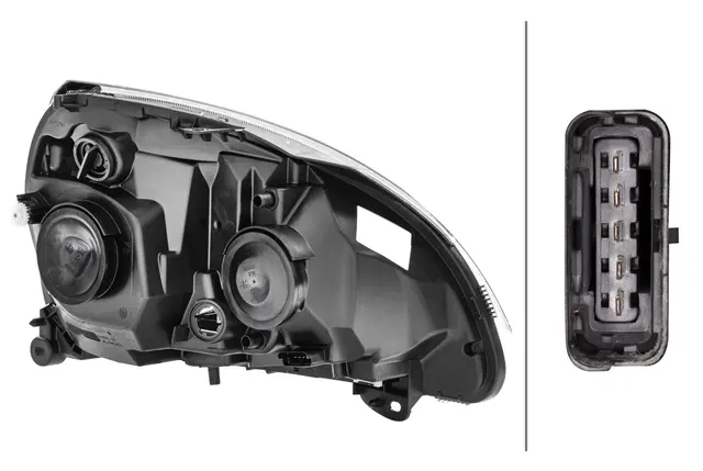 Lysk. H7/H1 Renault Clio 9/98- Ve Hella 