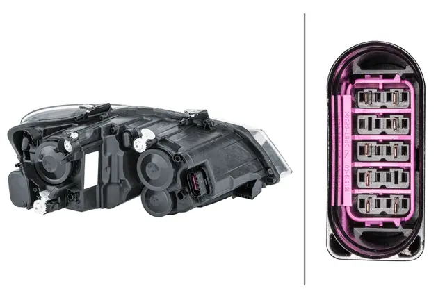 VW Hovedlampe Venstre Hella 