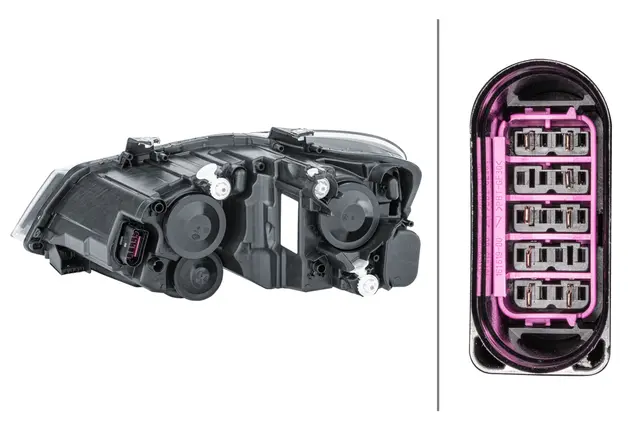 VW Hovedlampe Høyre Hella 
