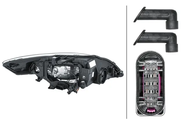 Lysk. Halogen Ford Mondeo 07- Ve Hella 