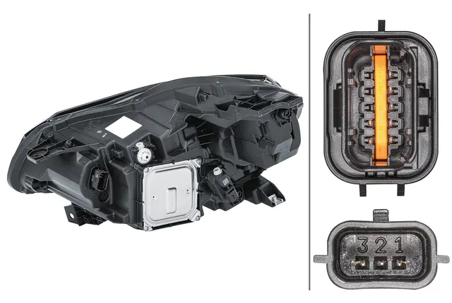 HL LED ES FF A F BL T PO MD12 RH     1EX Hella 