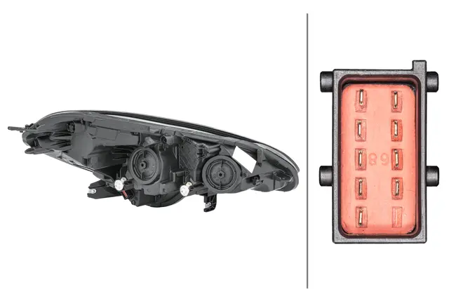 Hovedlampe  venstre Hella 