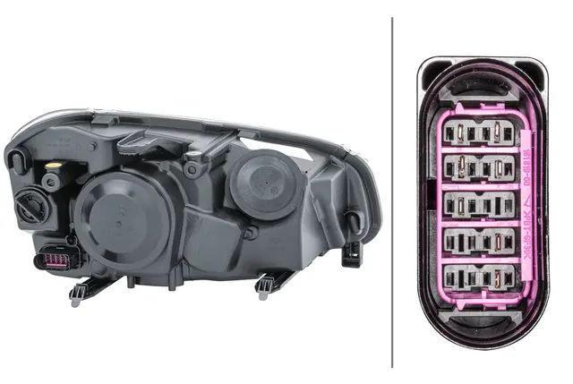 Lysk. Halogen Ford C-Max 07- Ve Hella 