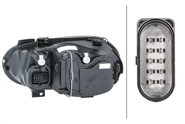HEADLAMP FF-ES A/FPO/DE-NW BL RH SW  1EL Hella 