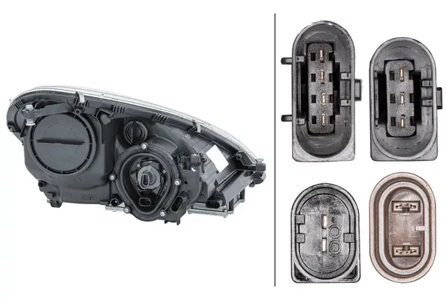 Bi-Xenon/H7 Lysk. MB SLK 03/04- Ve Hella 