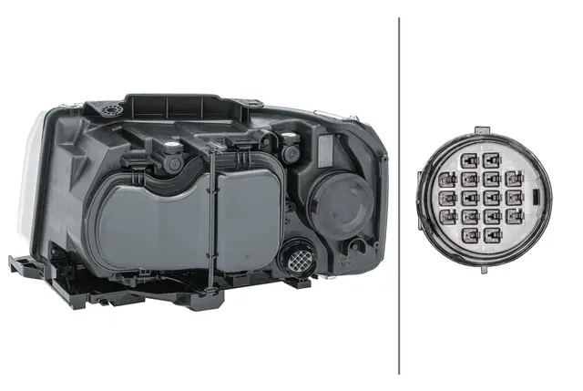 Lysk. H7 Land Rover Freelander 07- Hø Hella 