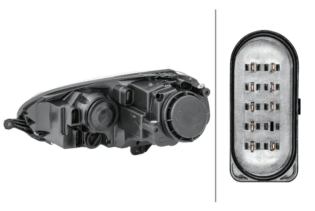 Hovedlampe Golf V Hella 