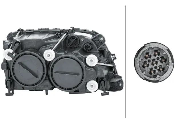 Lysk. Halogen MB Actros 03- Ve Hella 