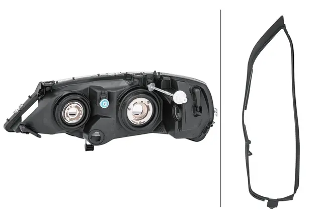 HEADLAMP ES FPO/A BL RH BLACK        1EG Hella 